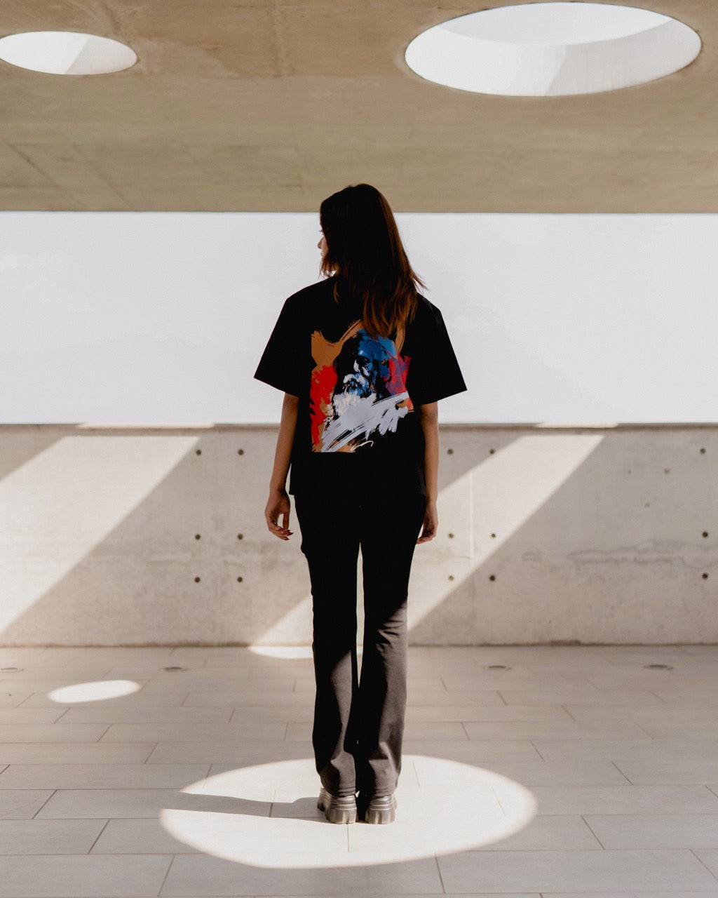 Graphic Camp Shirt - Black