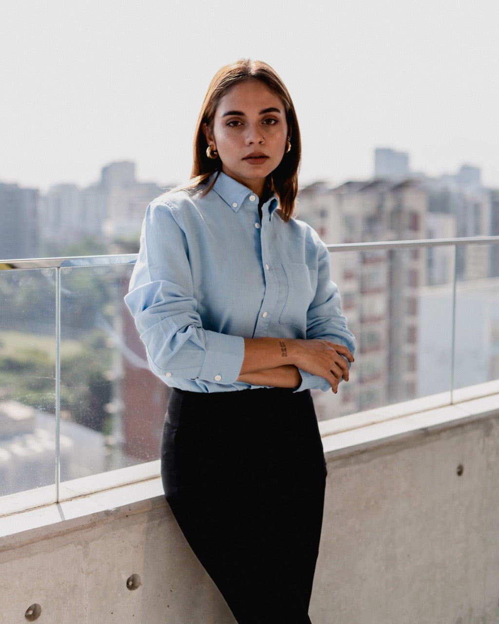 Linen Shirt - Dusk Blue