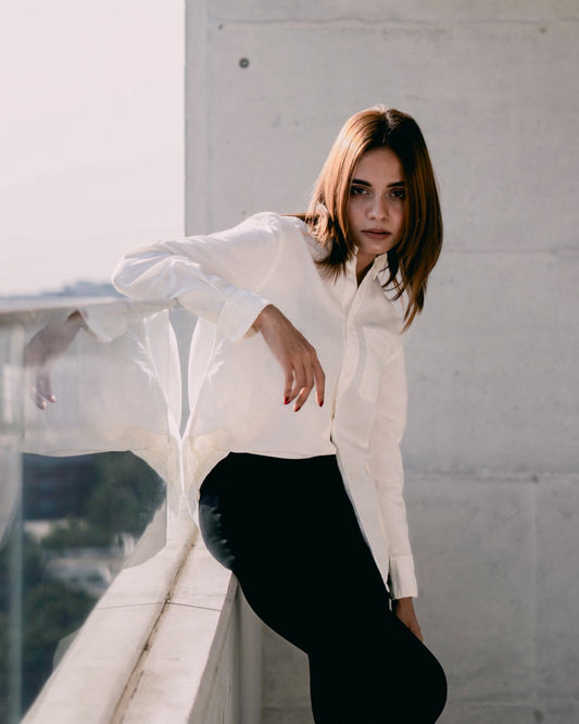 Linen Shirt - Marshmallow White