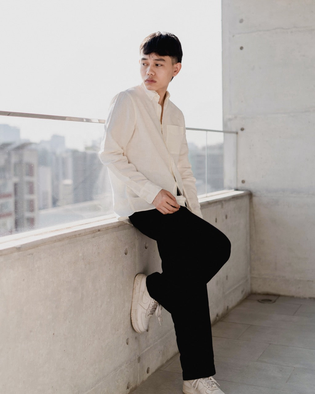 Linen Shirt - Marshmallow White