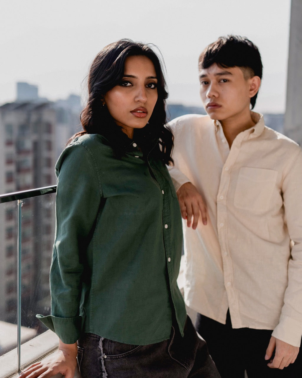 Linen Shirt - Garden Green