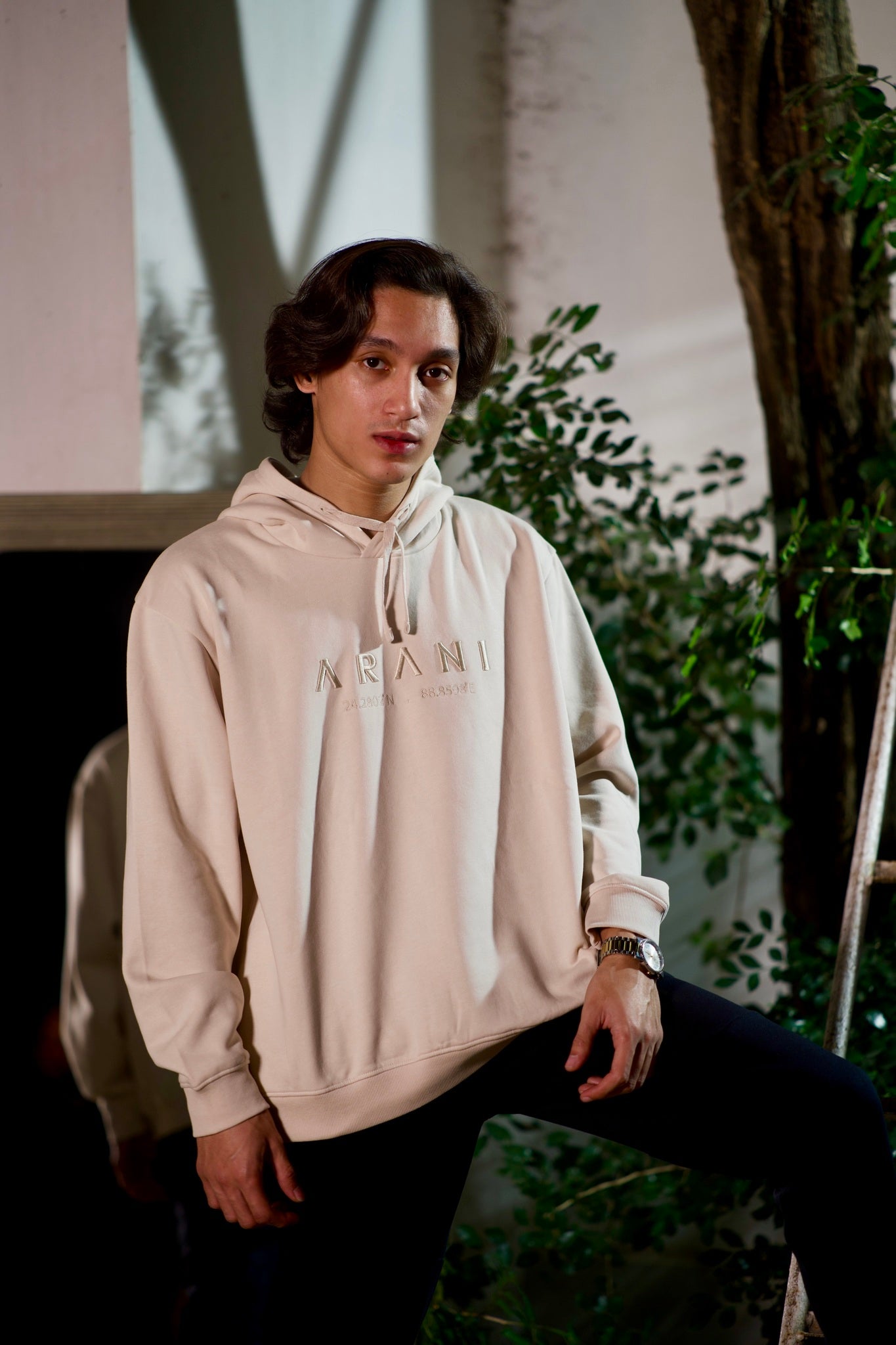 The ARANI Coordinates Hoodie - Pumice Stone