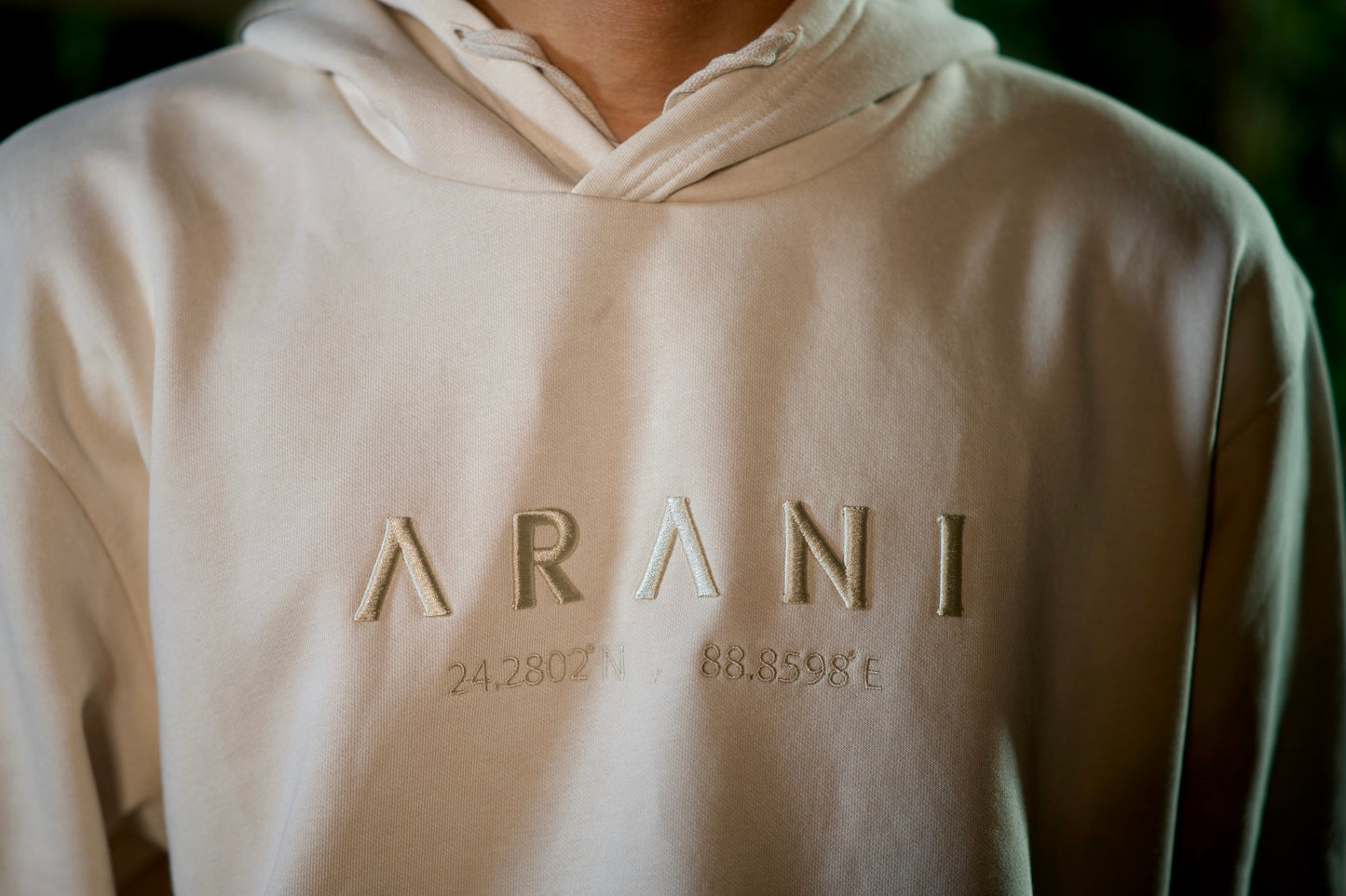 The ARANI Coordinates Hoodie - Pumice Stone