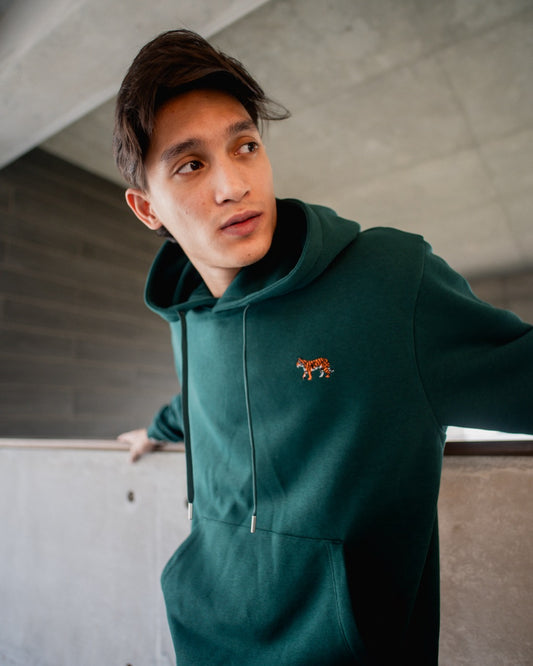 The Tiger Embroidery Hoodie