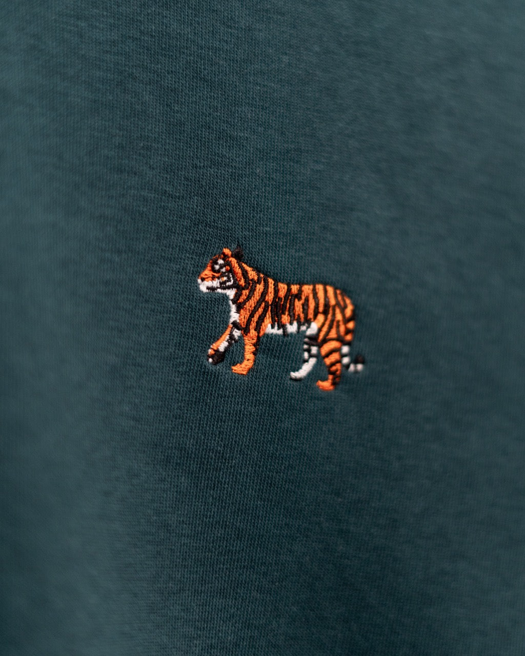 The Tiger Embroidery Hoodie